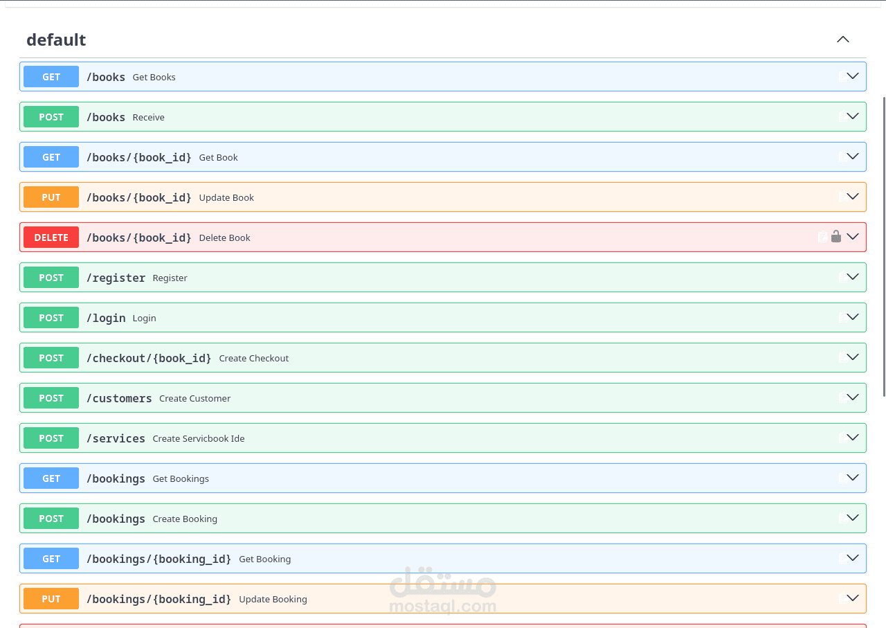 أول API تعليمي مع قاعدة بيانات واختبارات