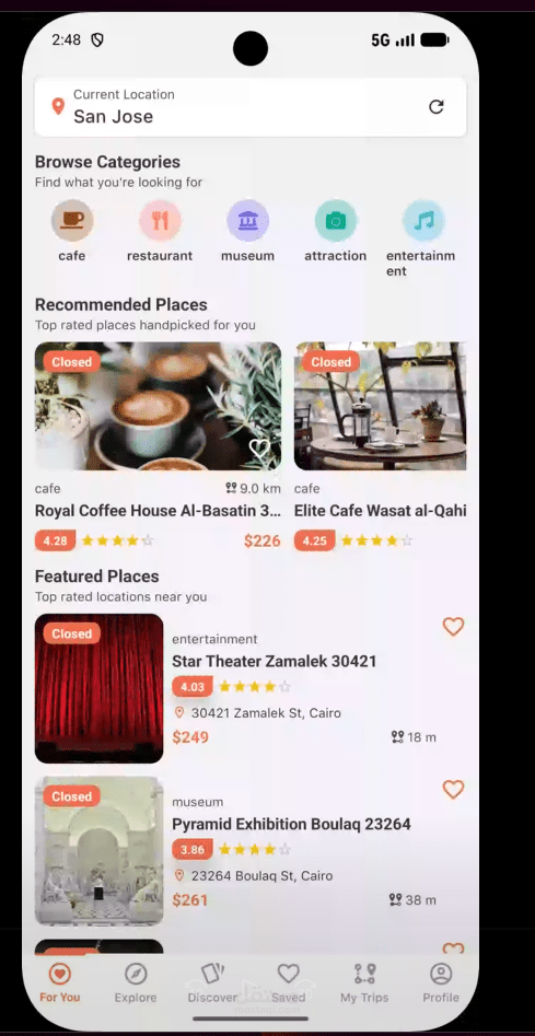 React native app