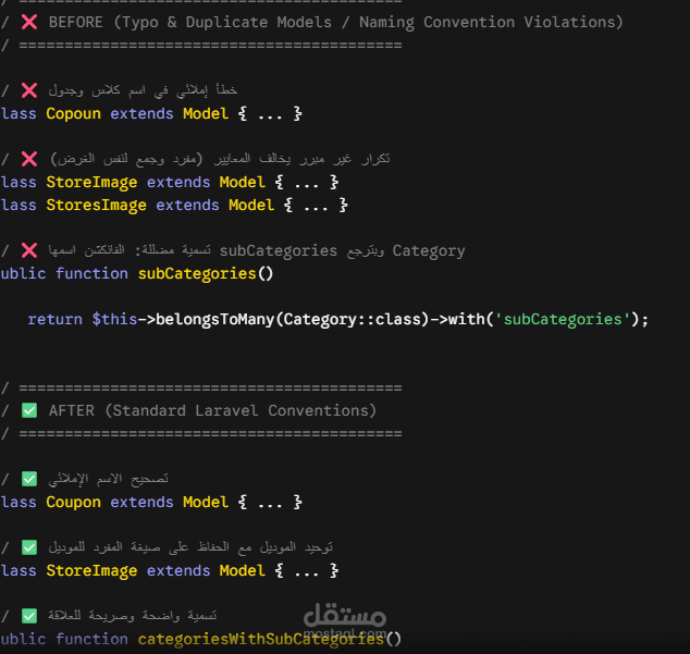 فحص وتدقيق برمجي متقدم لنظام تجارة إلكترونية (Code Review & Performance Audit)