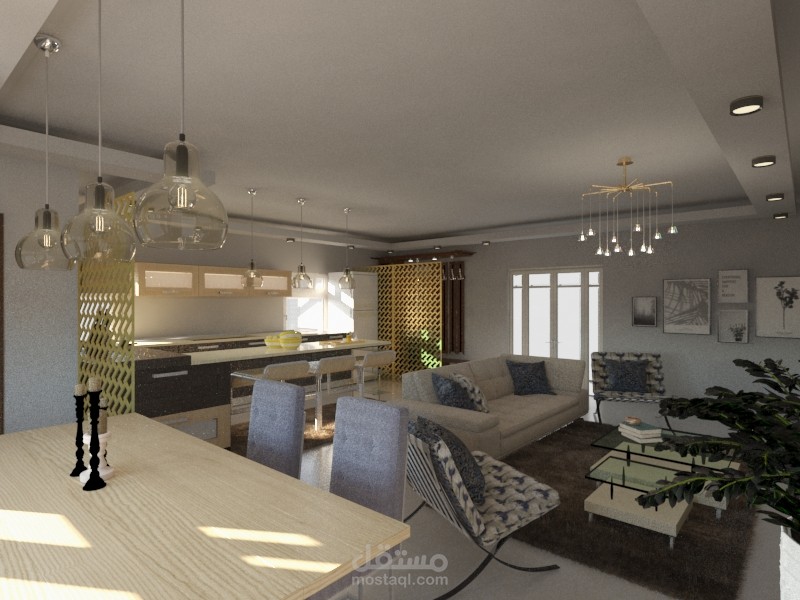 تصميم غرفة معيشة