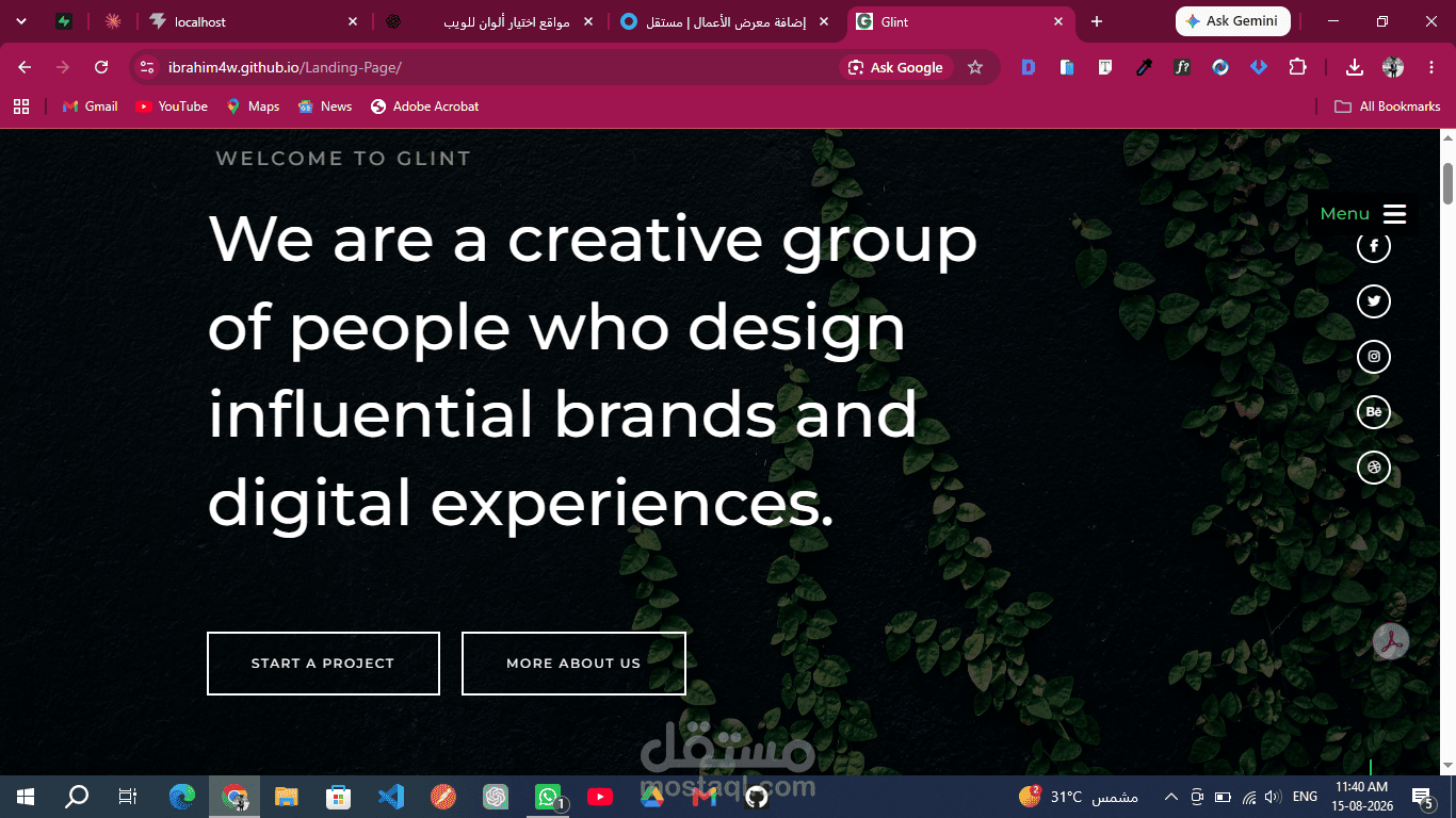 Responsive Landing Page Design & Development