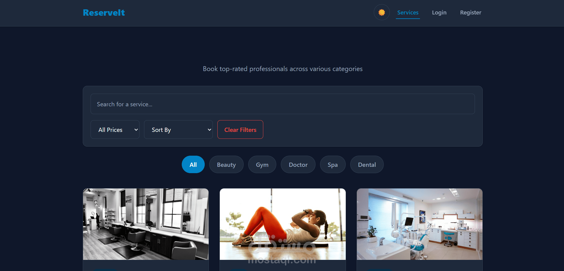 ReserveIt – Online Service Booking Platform