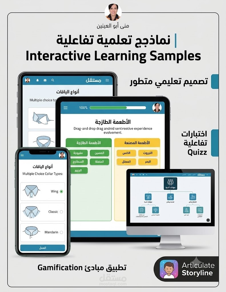 نموذج لبيئة تعليمية تفاعلية شاملة (Gamified Learning Experience)