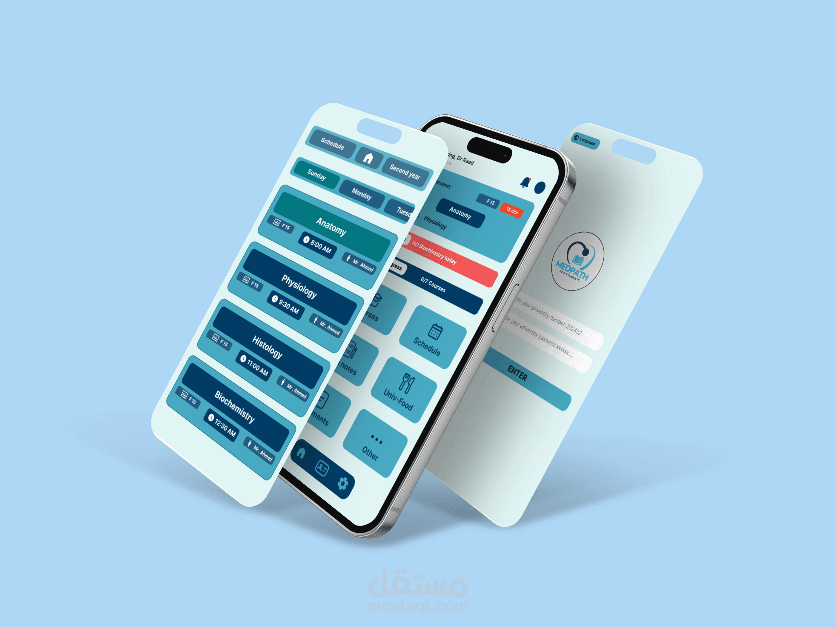 تطبيق MedPath | دراسة حالة كاملة من البحث إلى التصميم