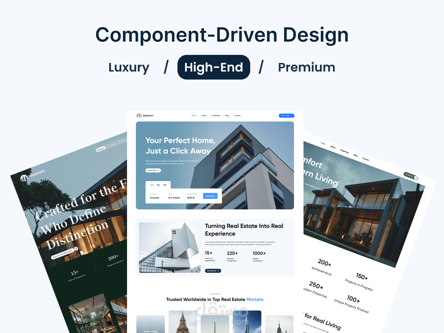 Real Estate Landing Page & Responsive Design