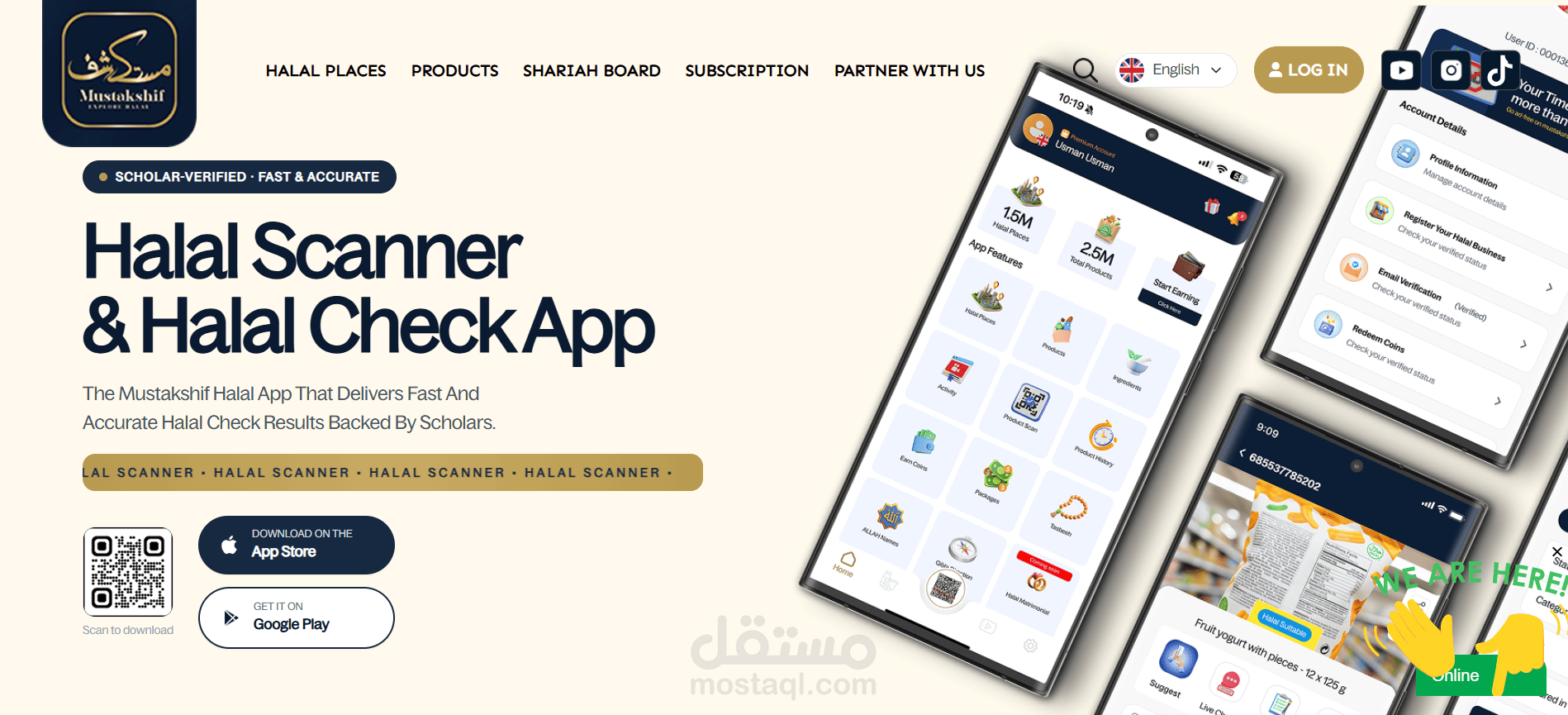 Laravel Developer – Halal Explorer, Real-Time Chat & AI-Powered Product Platform