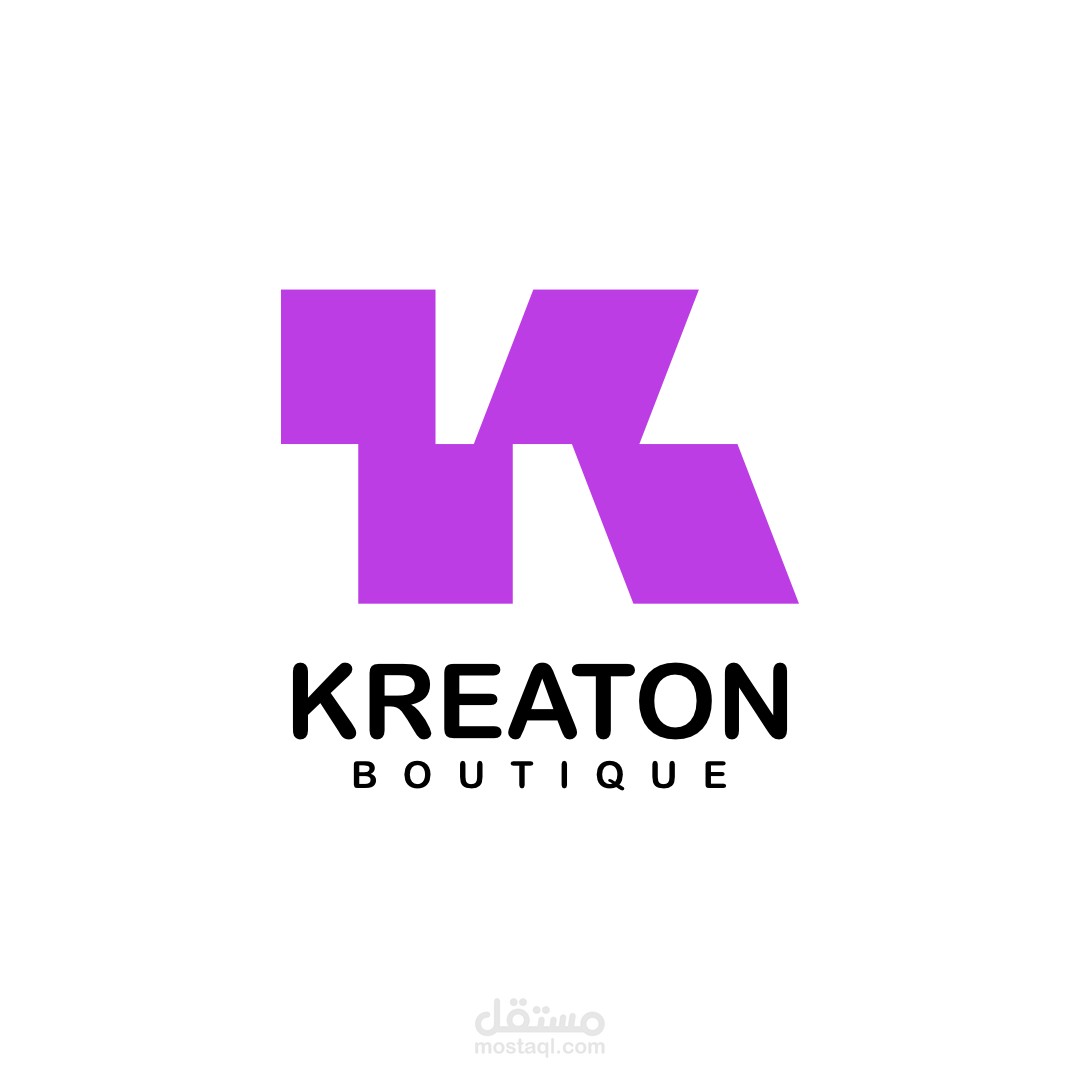 تصميم شعار ل Kreaton Boutique