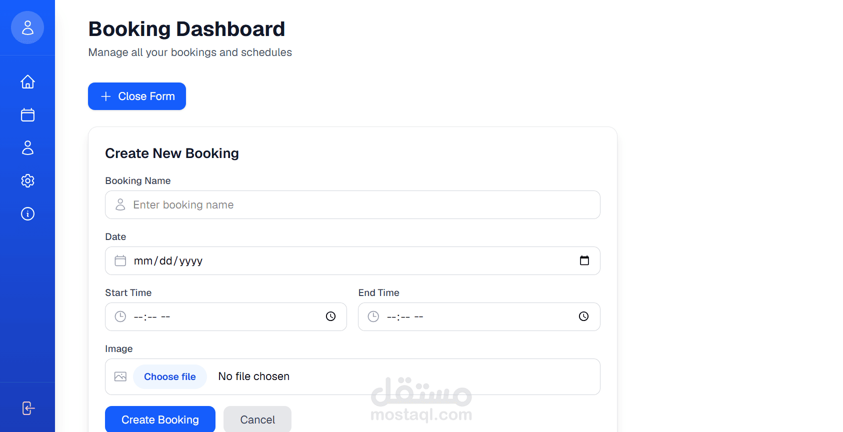 📅 Booking Management Dashboard