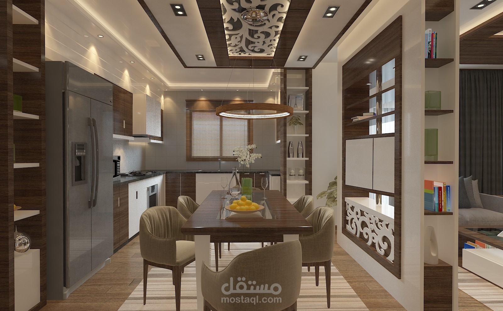تصميم داخلي لشقة سكنية