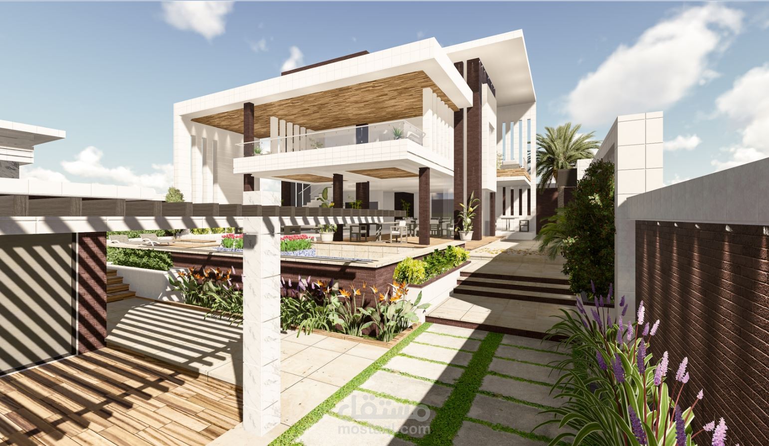 تصميم شاليه باسلوب راقي