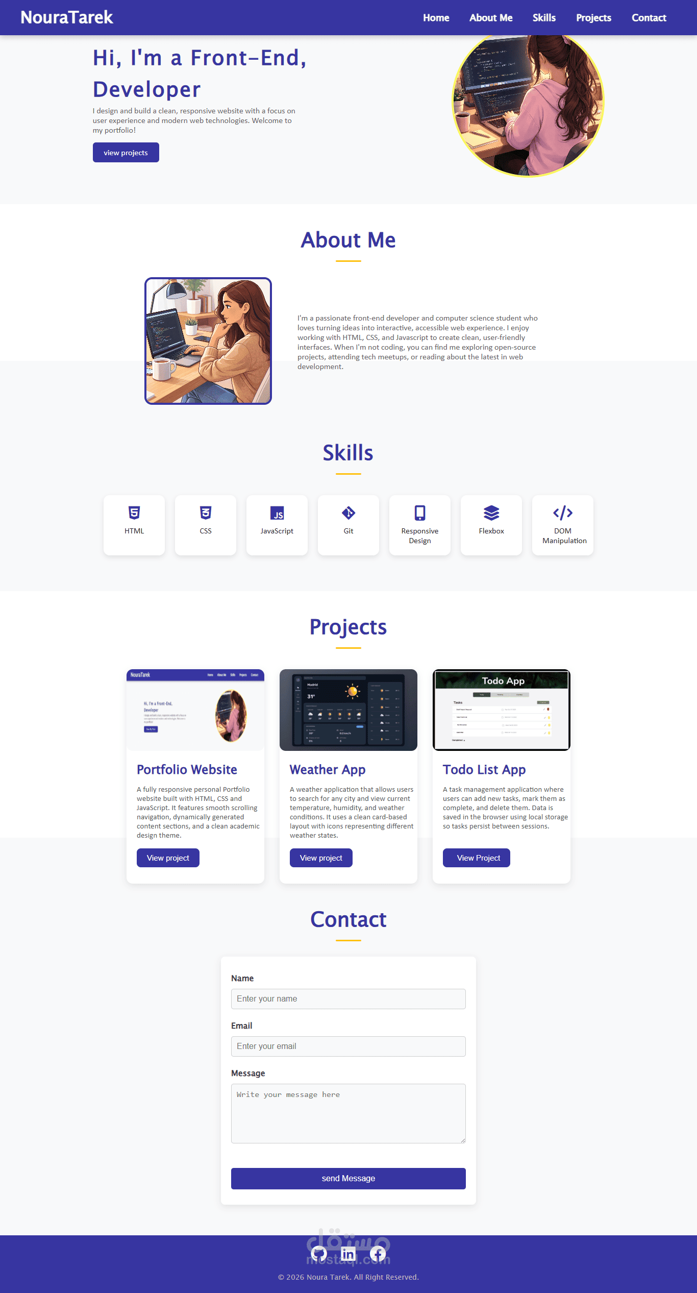 Personal Portfolio Website