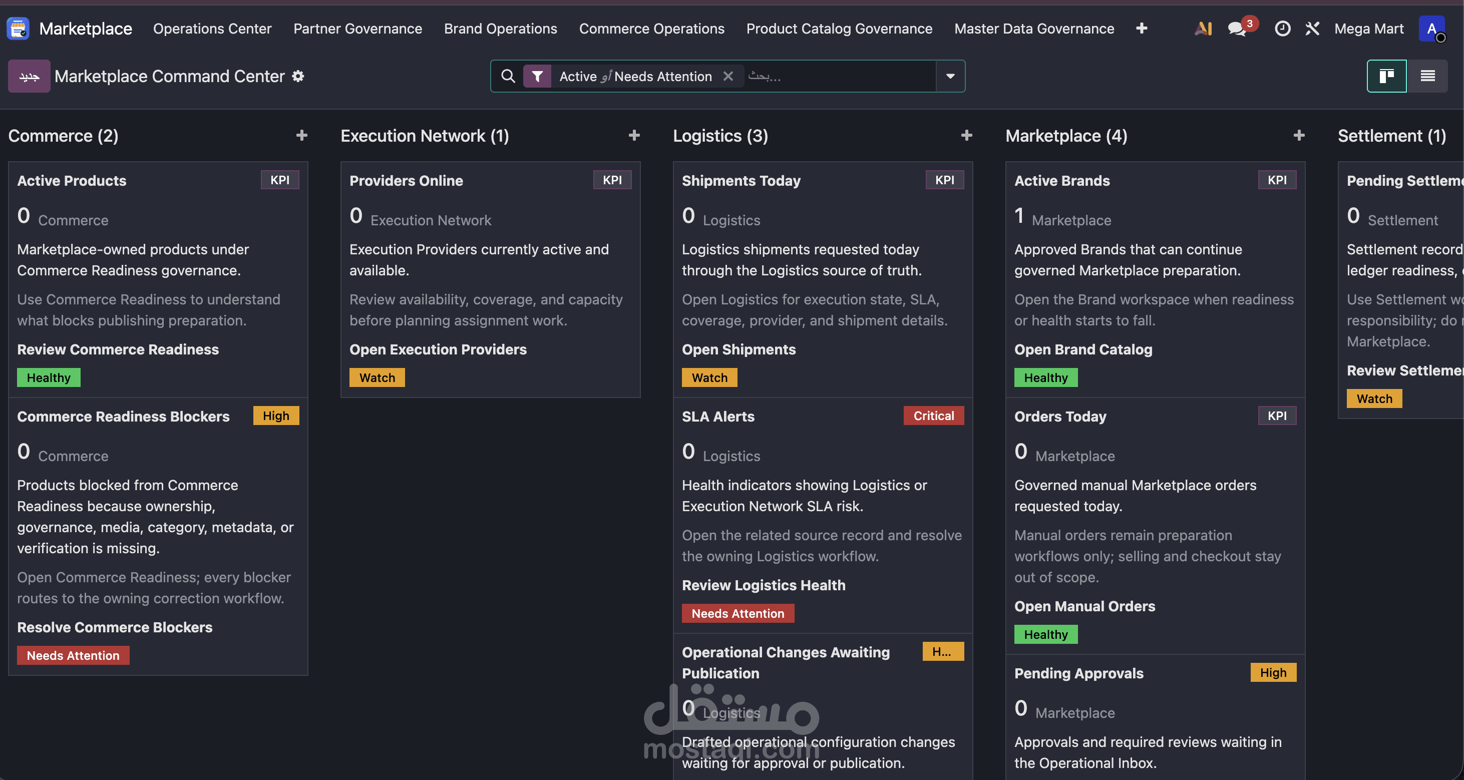 Odoo Marketplace & Commerce Operations Management System