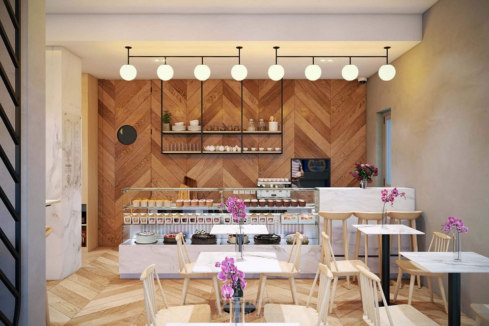 bakery shop design  (تصميم محل بيع معجنات)