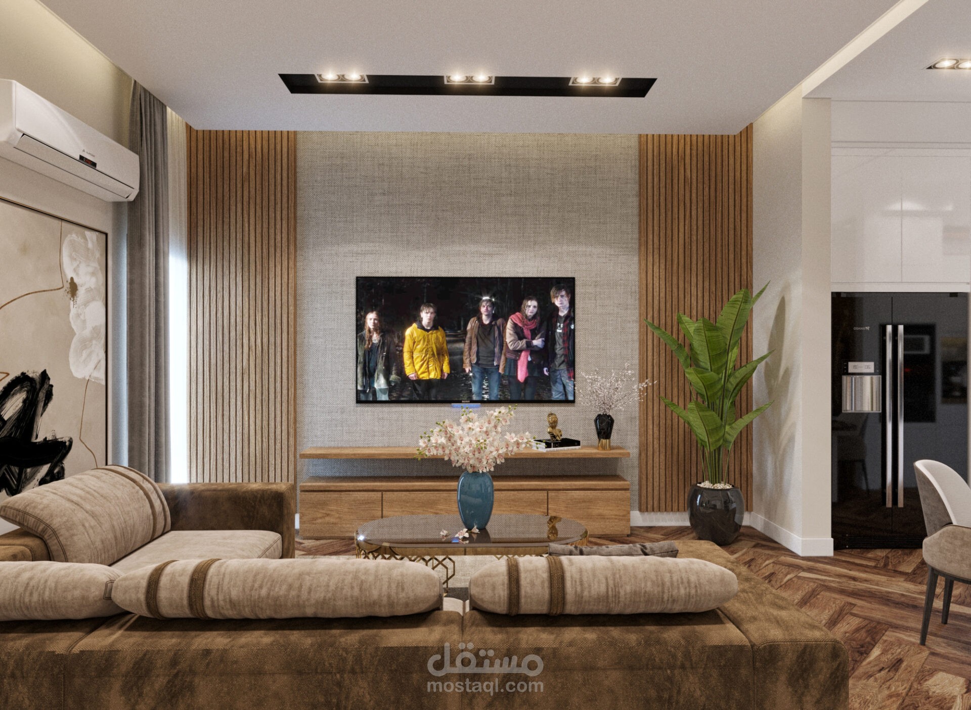 تصميم داخلي بطابع بسيط وحديث
