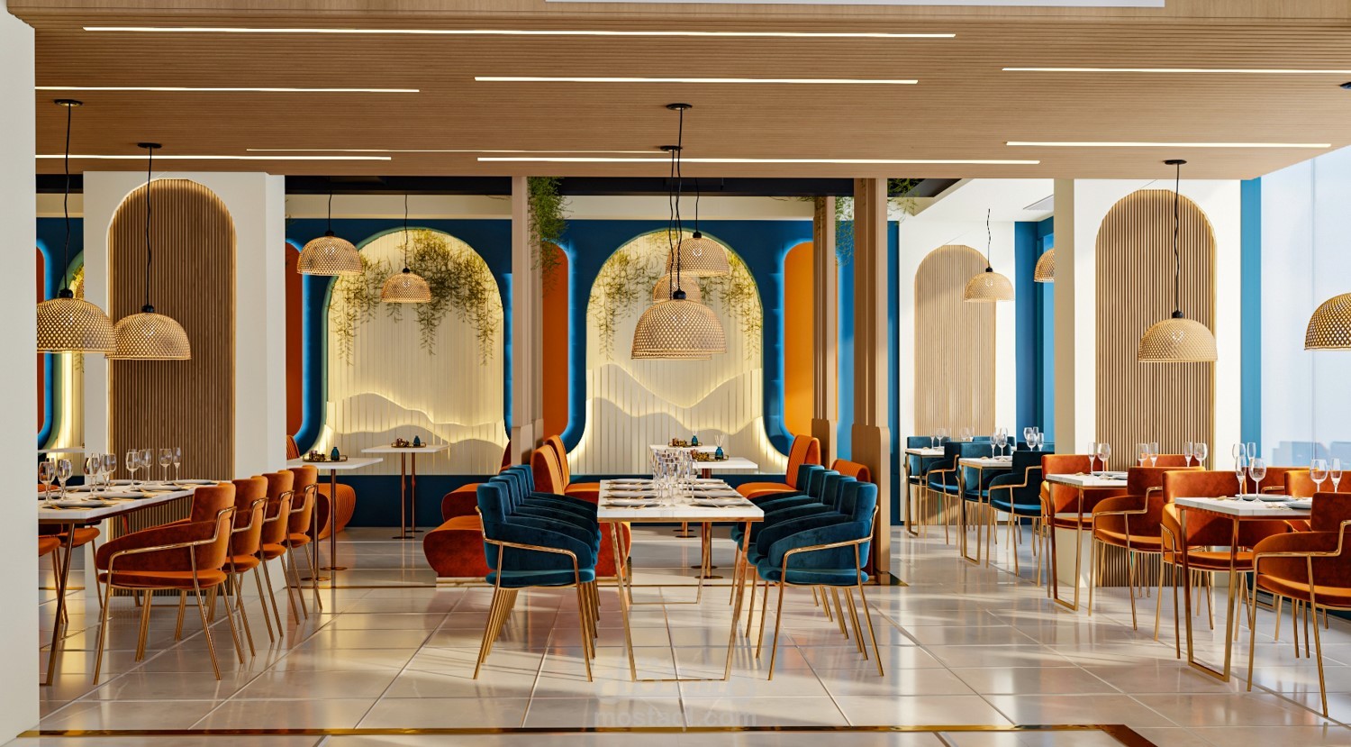 تصميم مطعم
