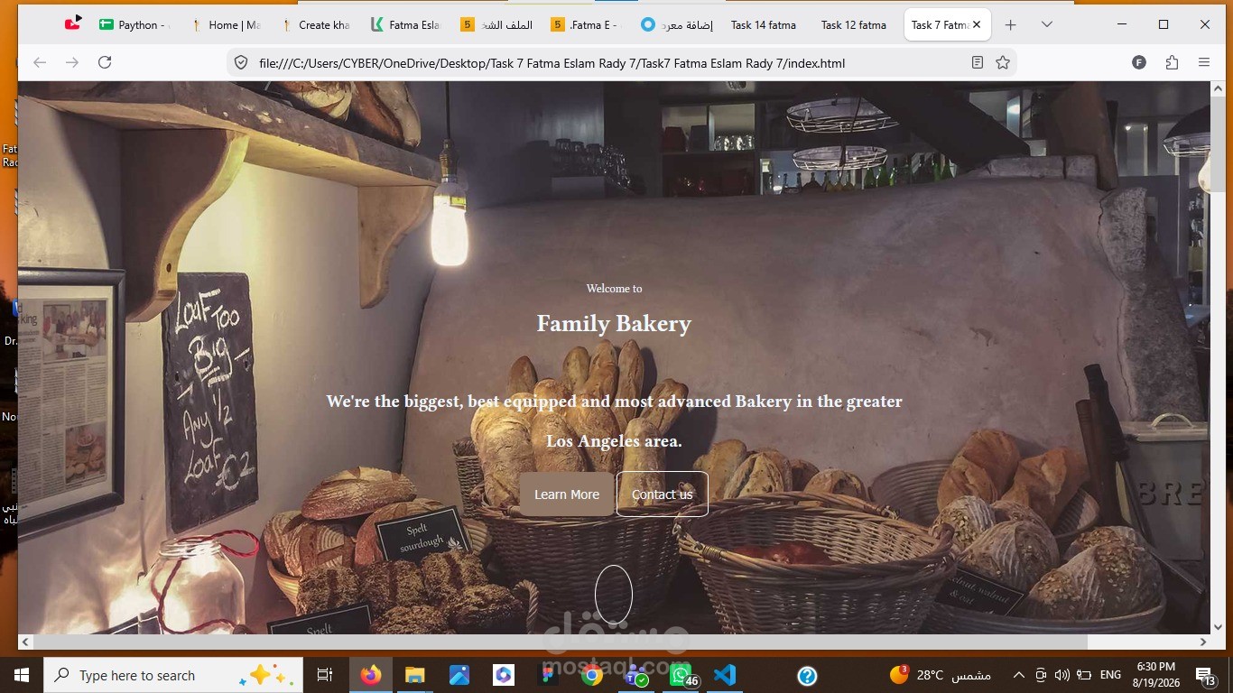 project  programing HTML,CSS
