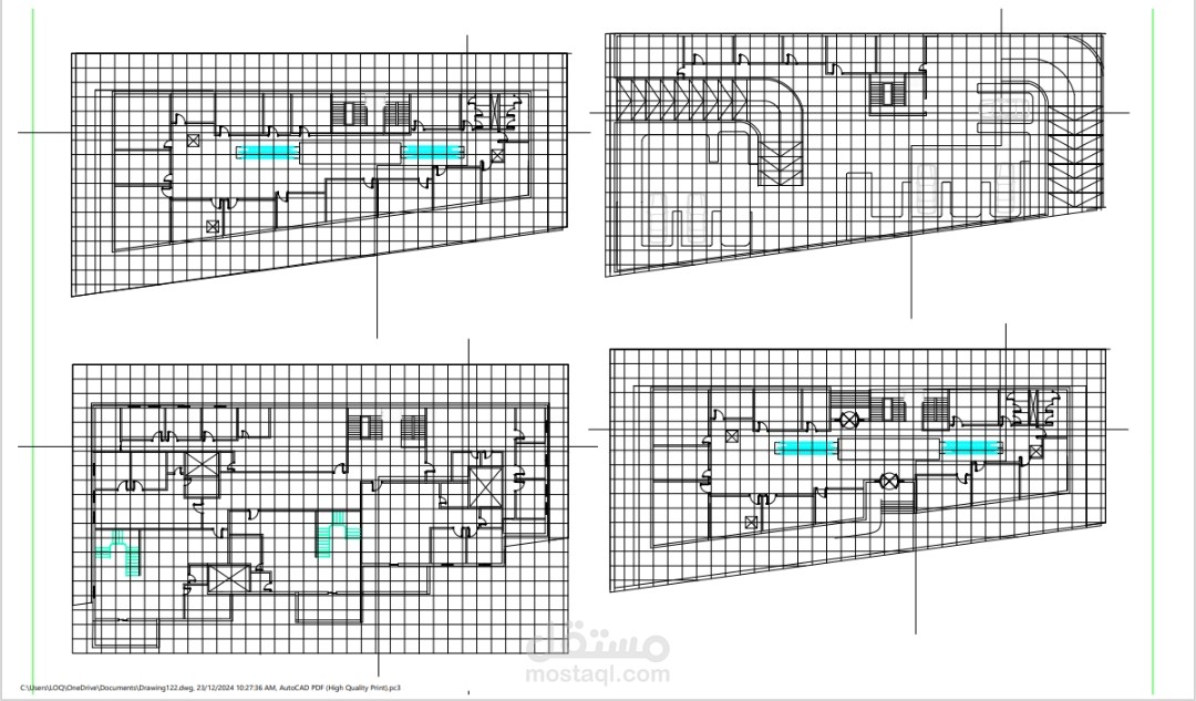 إعداد وتطوير المخططات المعمارية باستخدام AutoCAD