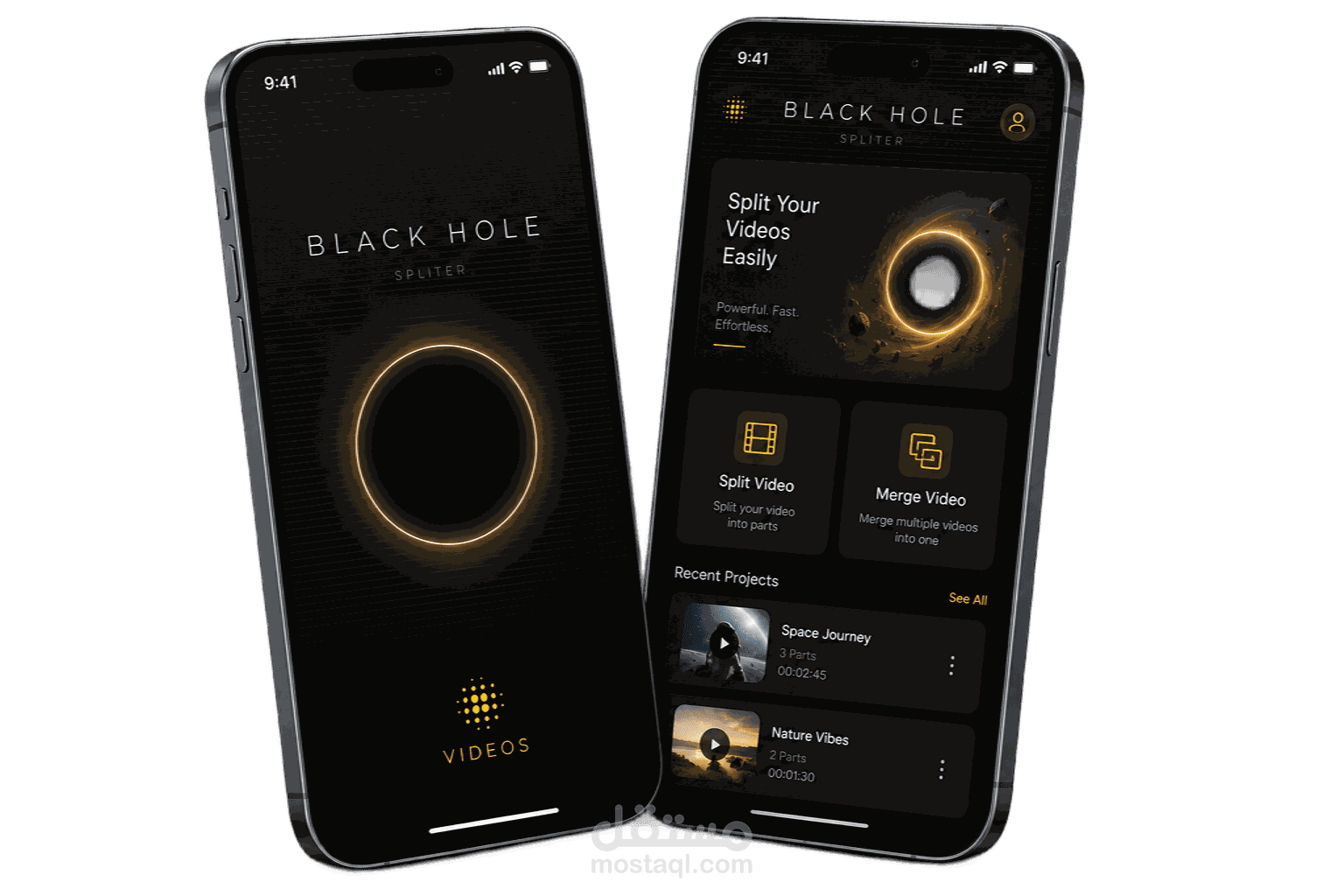 تطبيق Black Hole - لتنزيل الفيديوهات من مواقع سوشيال ميديا