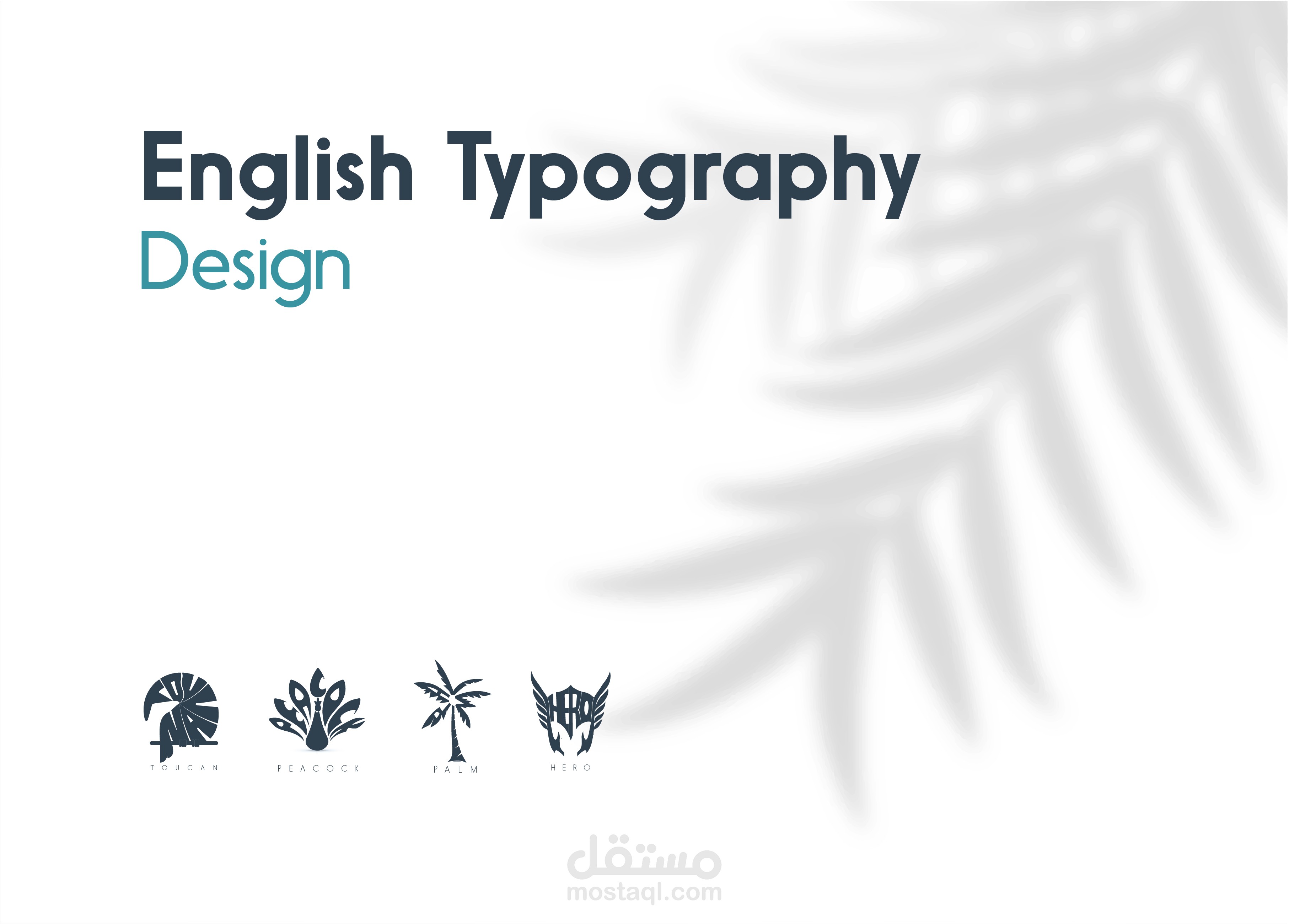 English Typography Design