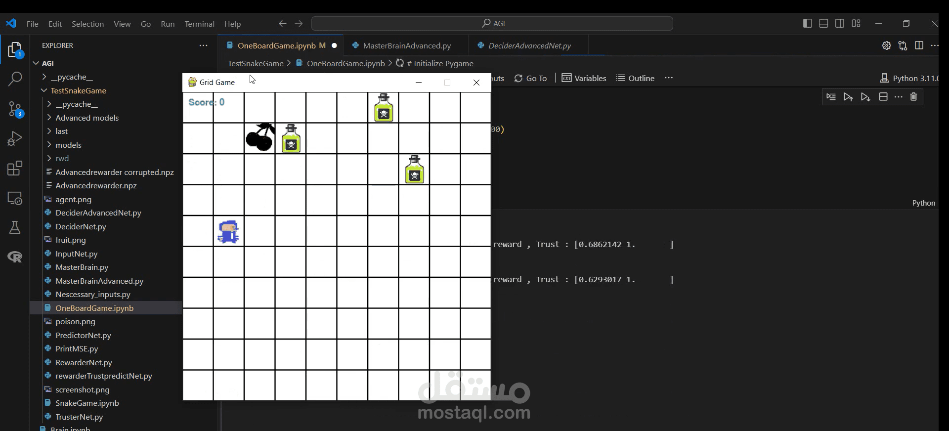 Reinforcement learning with Pytorch