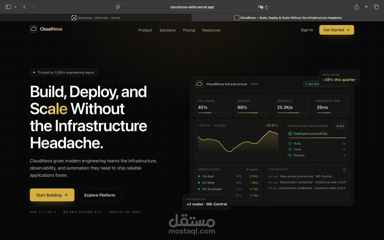 SaaS Landing Page