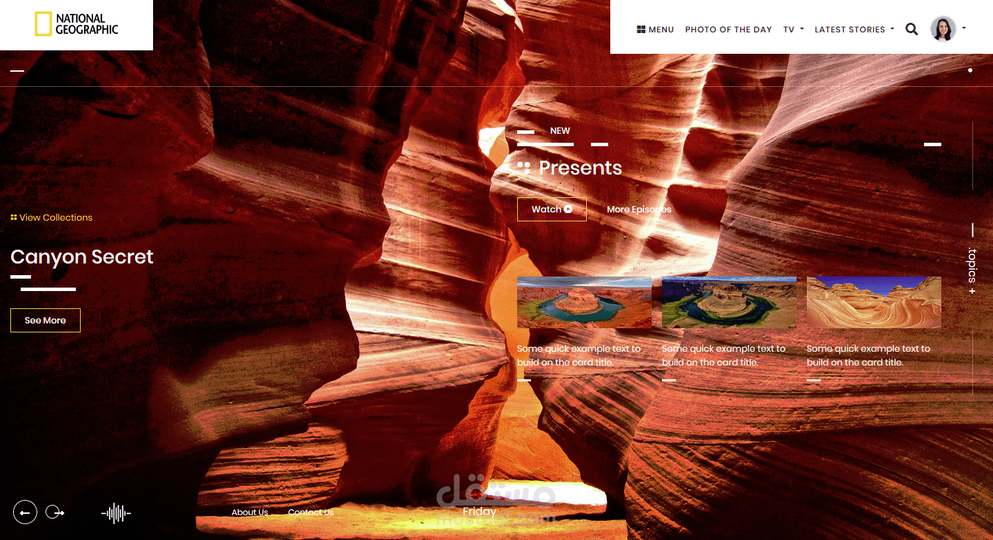 National Geographic re-design