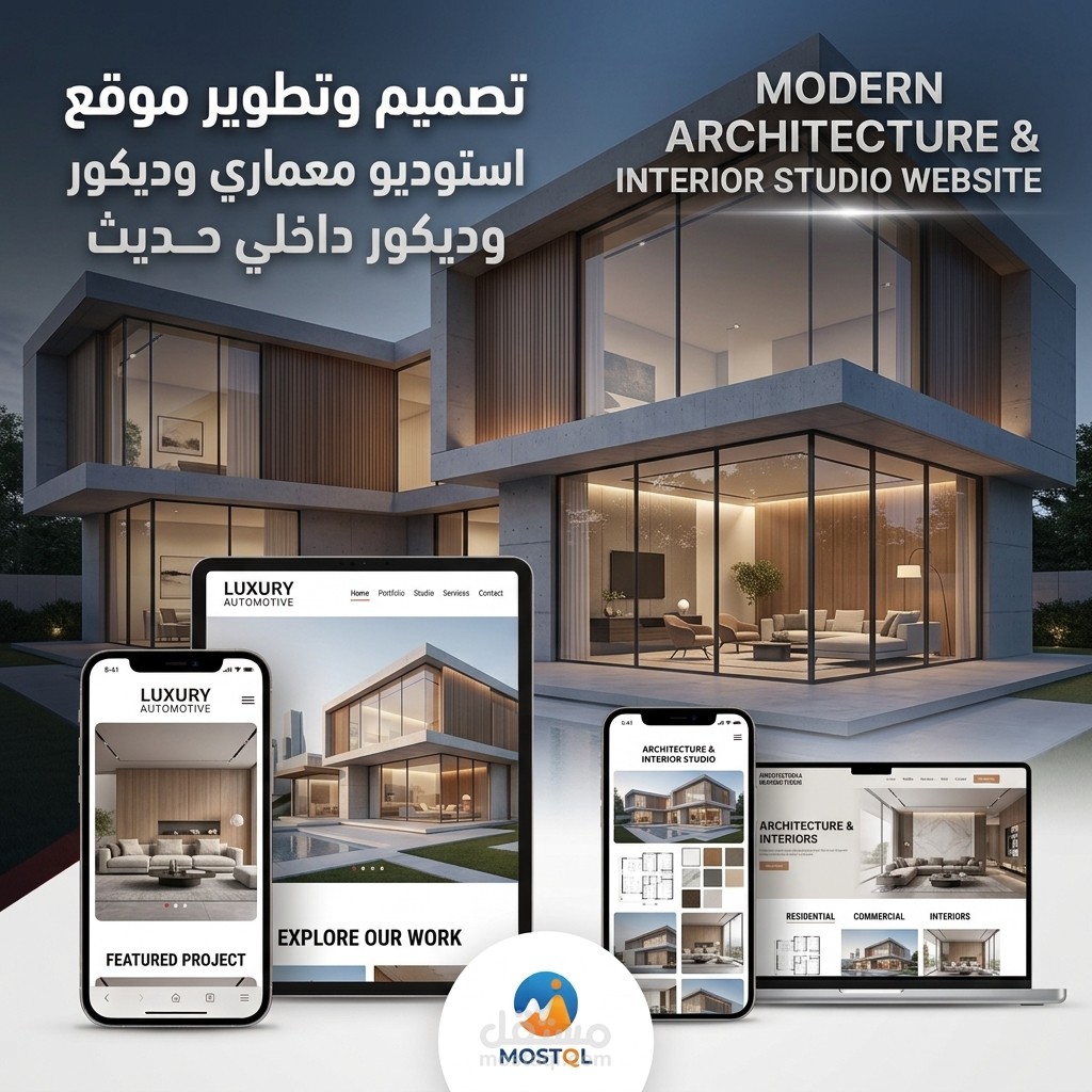 Modern Architecture & Interior Studio website