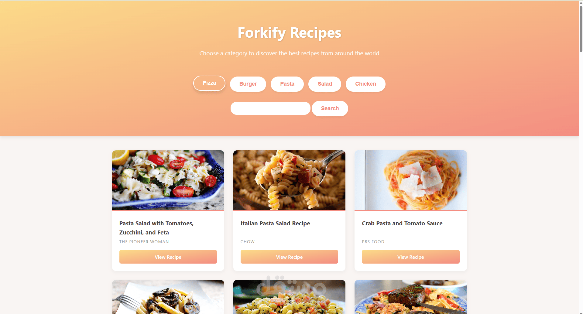 forkifiy recipe