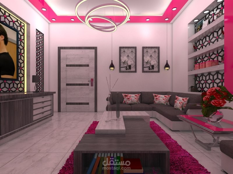 تصميم غرفة معيشة