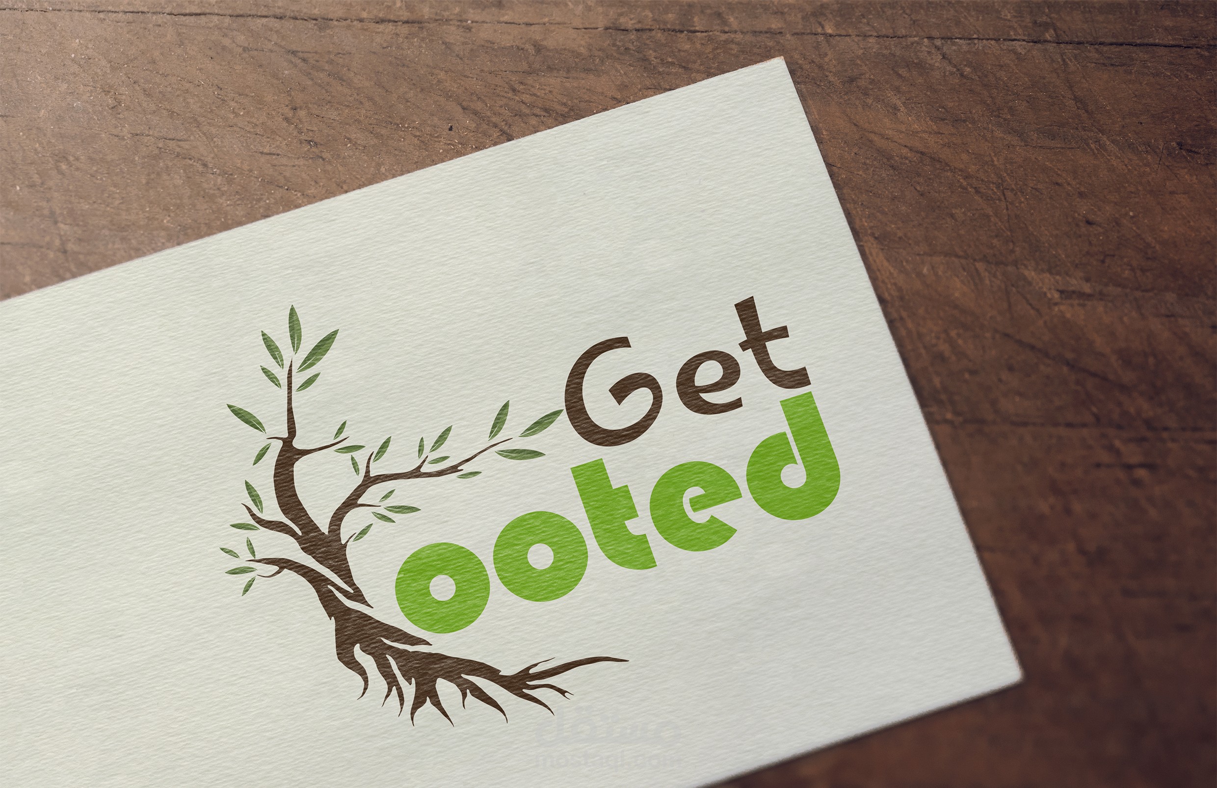 تصميم شعار وهوية بصرية كاملة لشركة Get Rooted