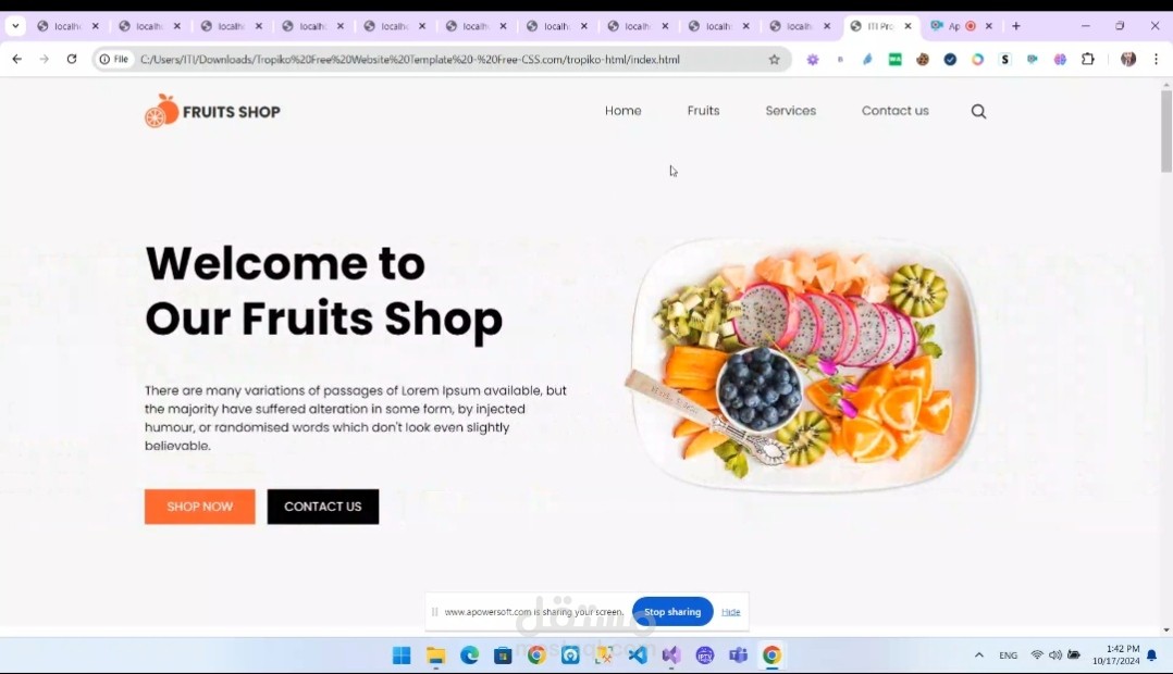 Fruits shop