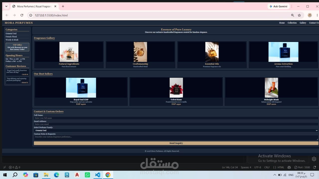 موقع متجر عطور فاخره-Mora perfumes