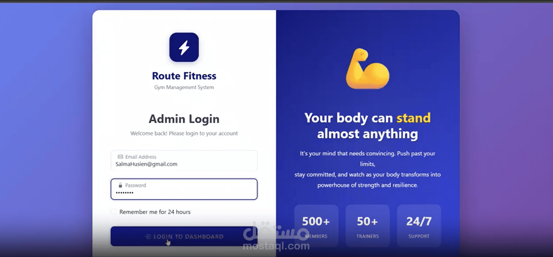 Gym Mnagment system