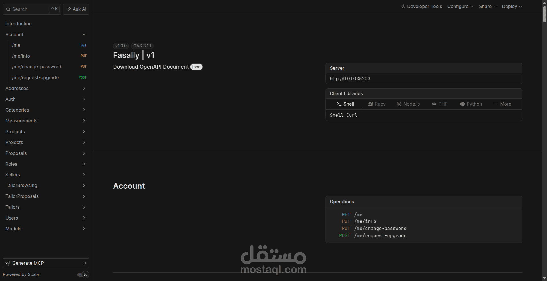 Fasally – نظام إدارة منصة للخياطة