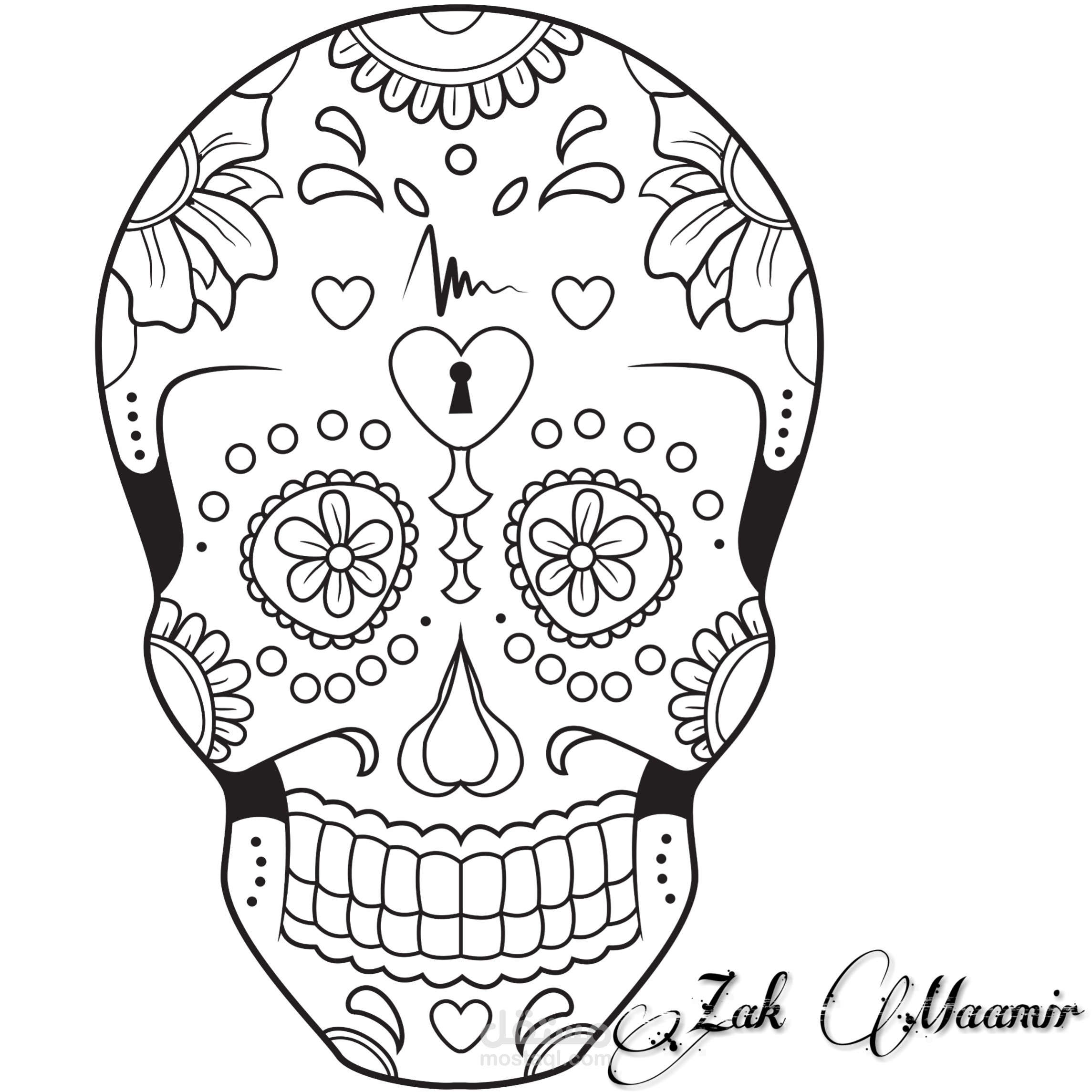 Skull vector for t-shirt