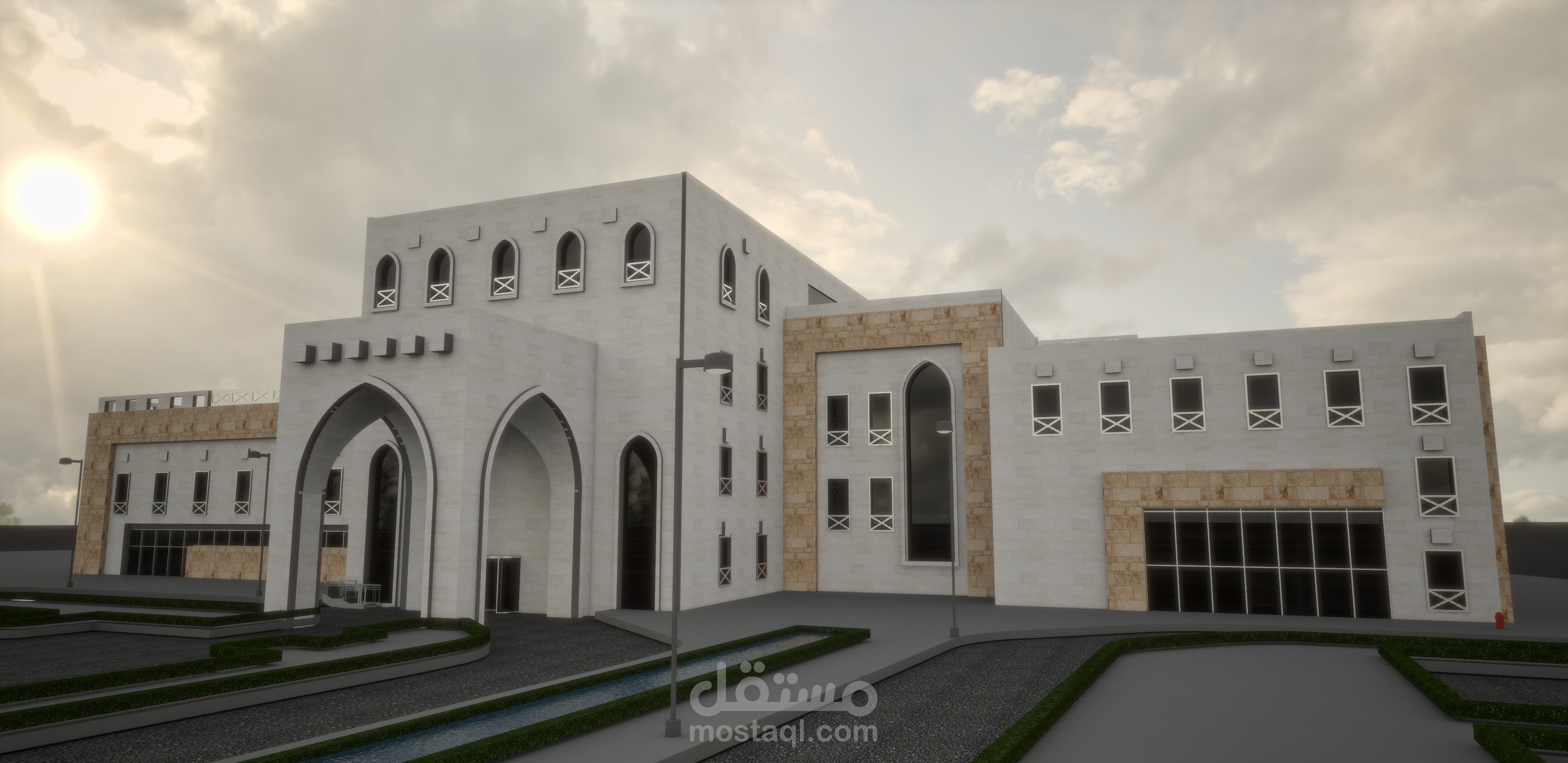 تصميم مقترح لمستشفى إسلامي