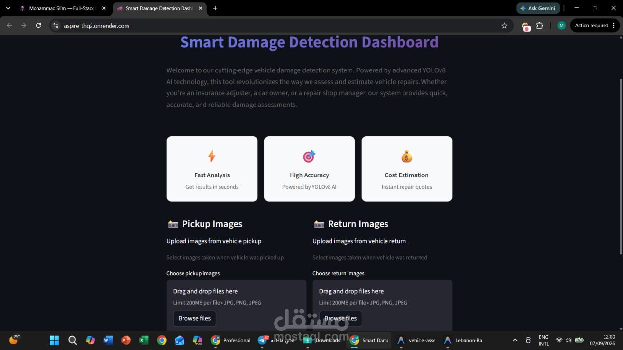 Vehicle damage detection