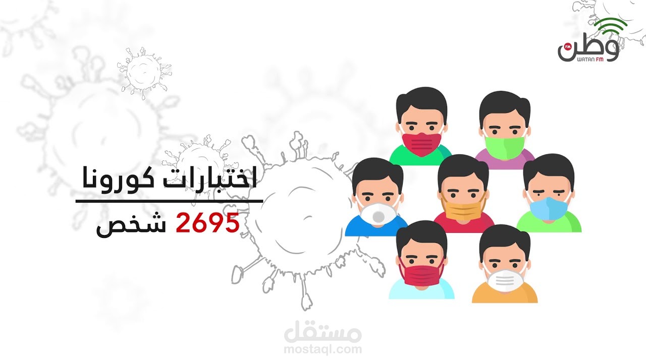 من اعمالنا لاذاعة وطن فيديو موشن عرافيك #كورونا
