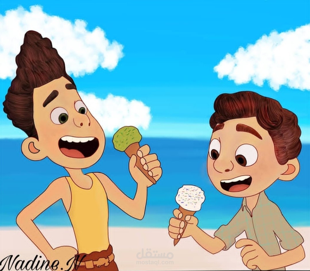 Cartoon artwork