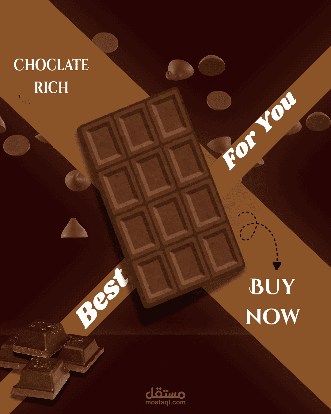 Creative chocolate advertisment