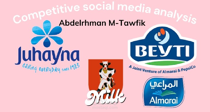 تحليل احصائيات ل اكبر ٣ شركات ألبان فى الوطن العربى