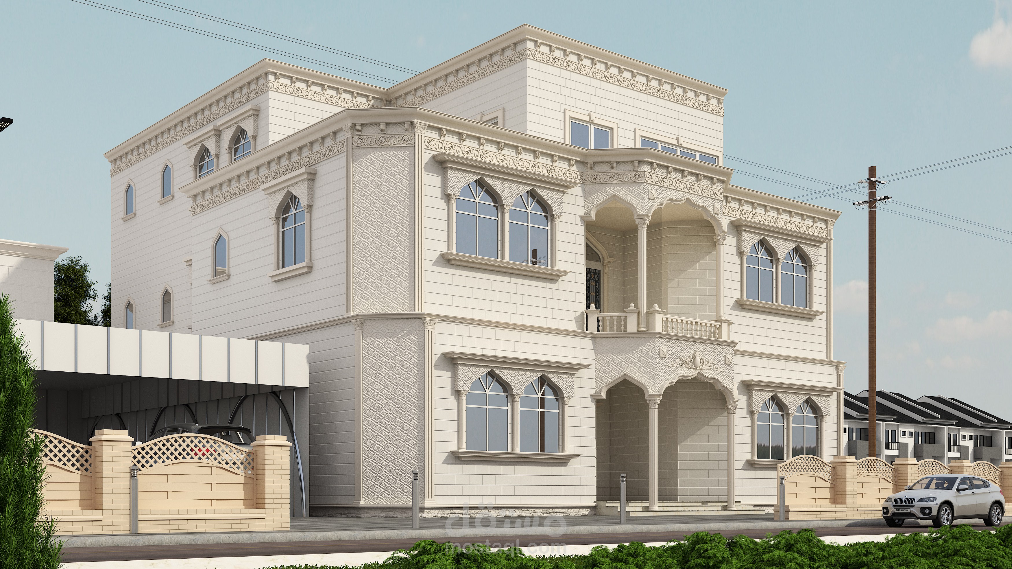 3D villa design and visulaization