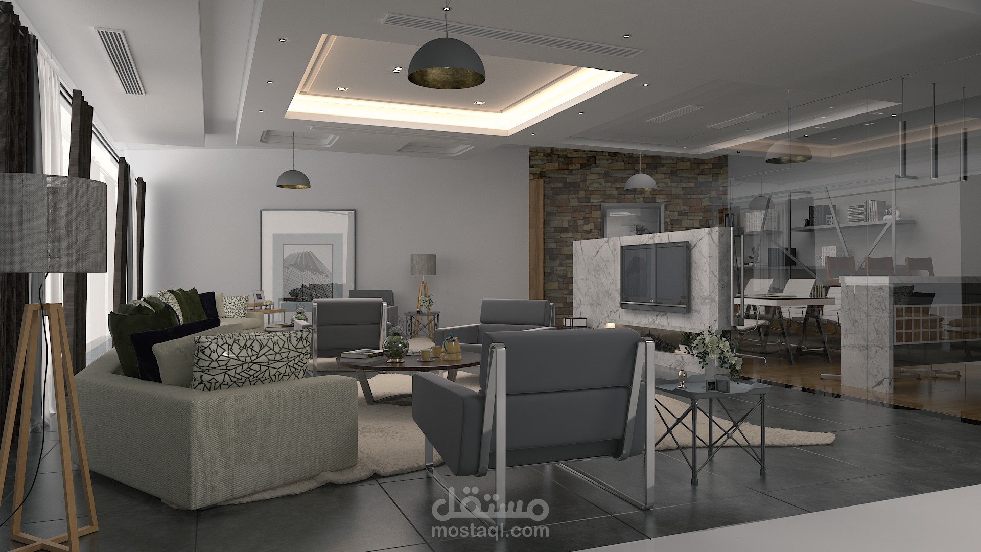 RECEption interior design