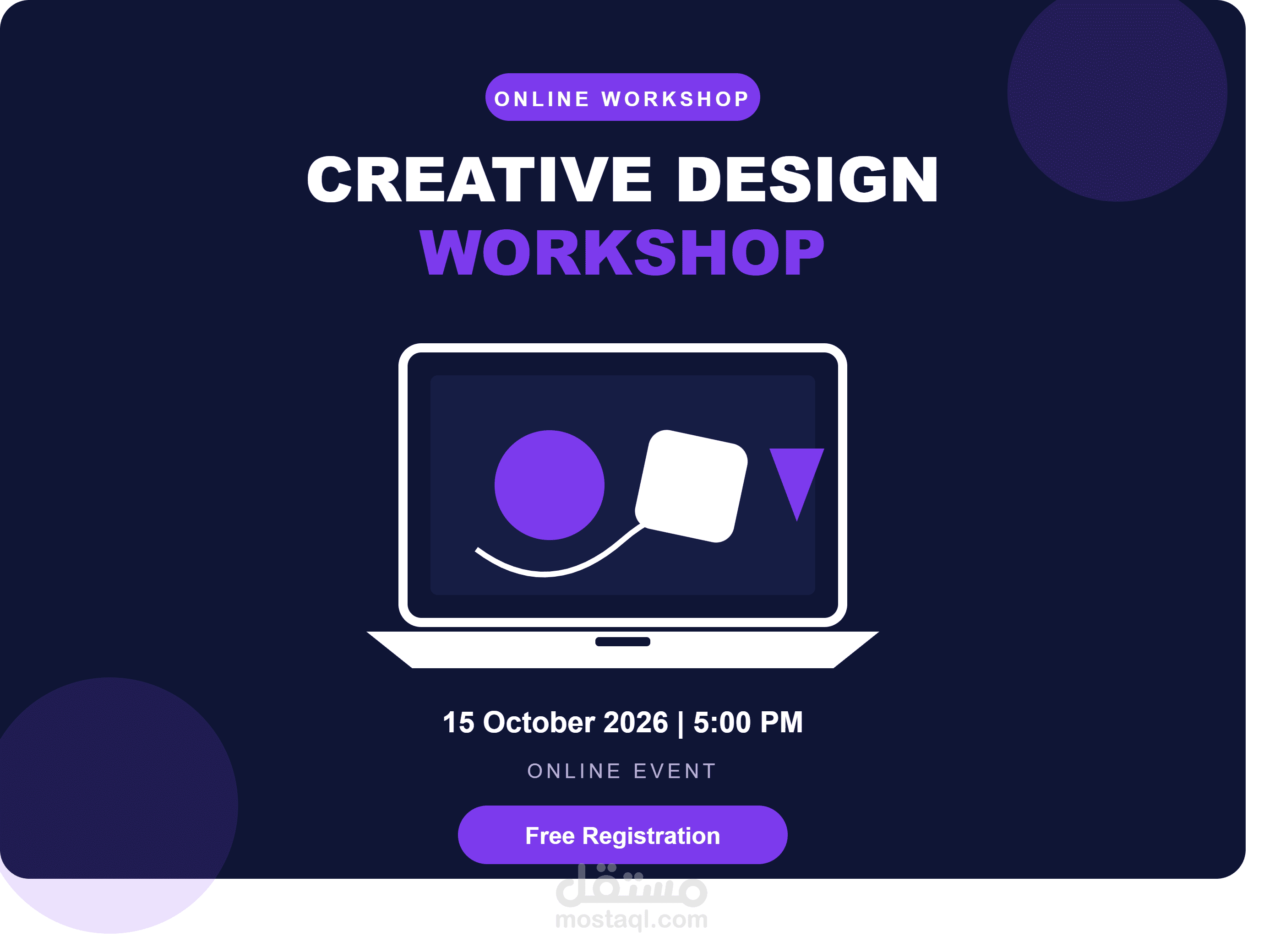 Creative Design Workshop – Event Poster Design