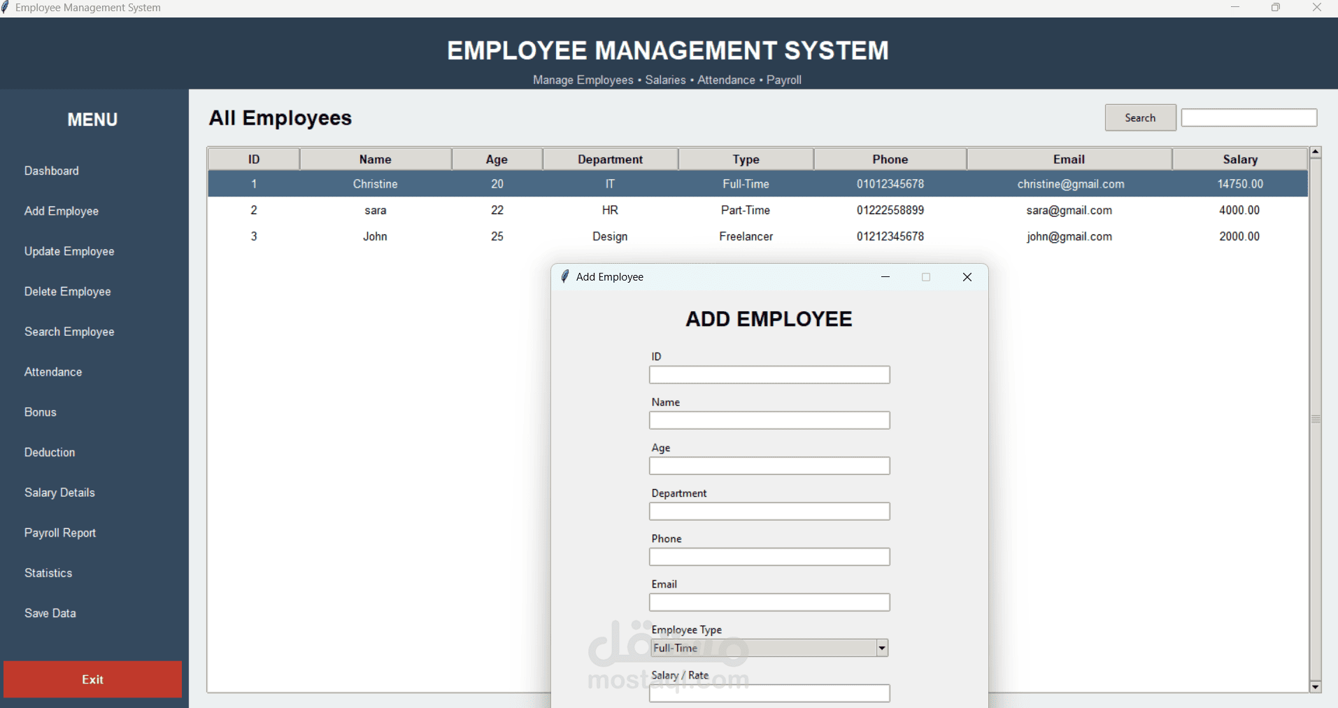 Employee Management System