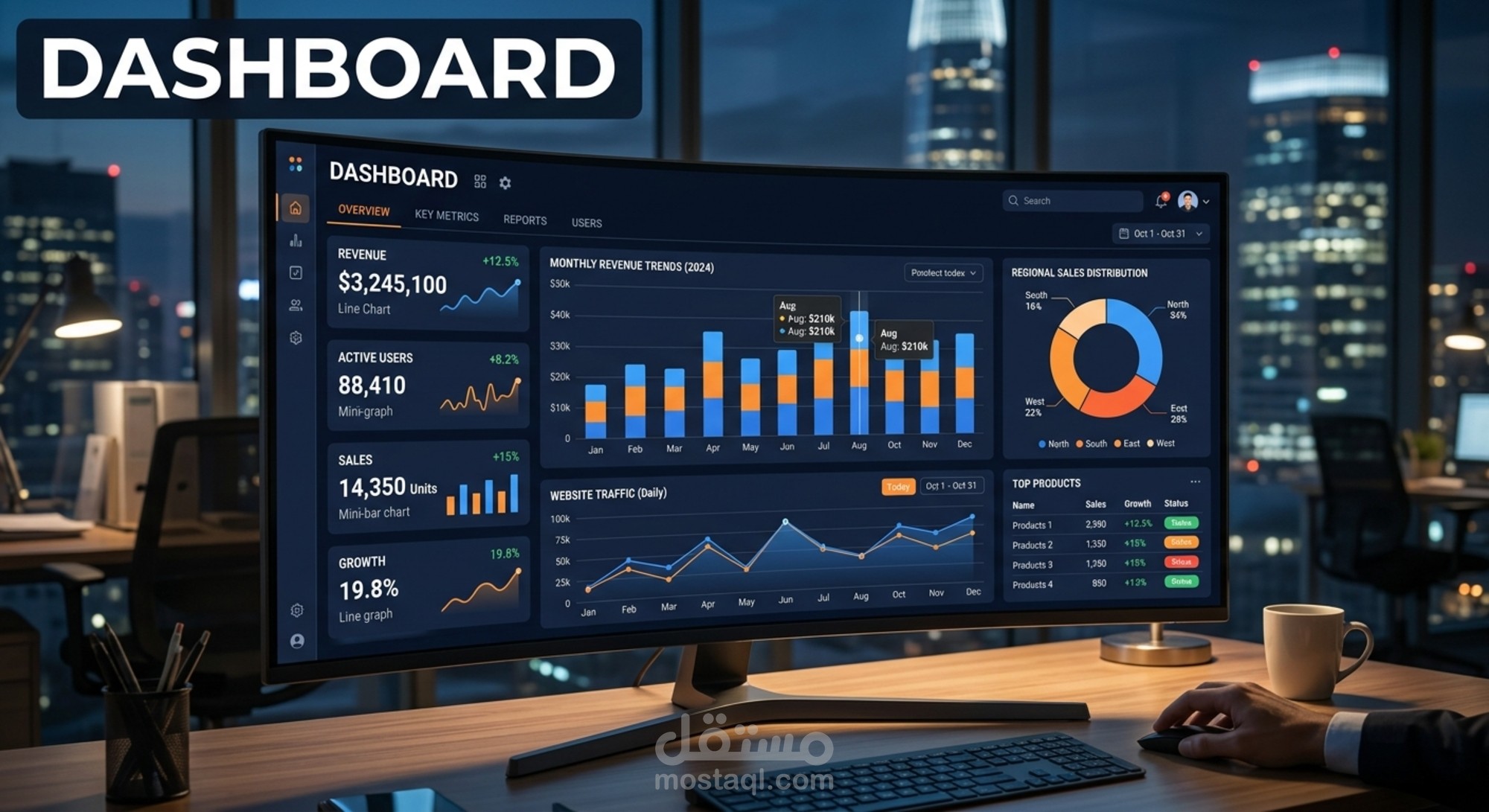 تحليل بيانات وإنشاء Dashboard احترافي باستخدام Power BI