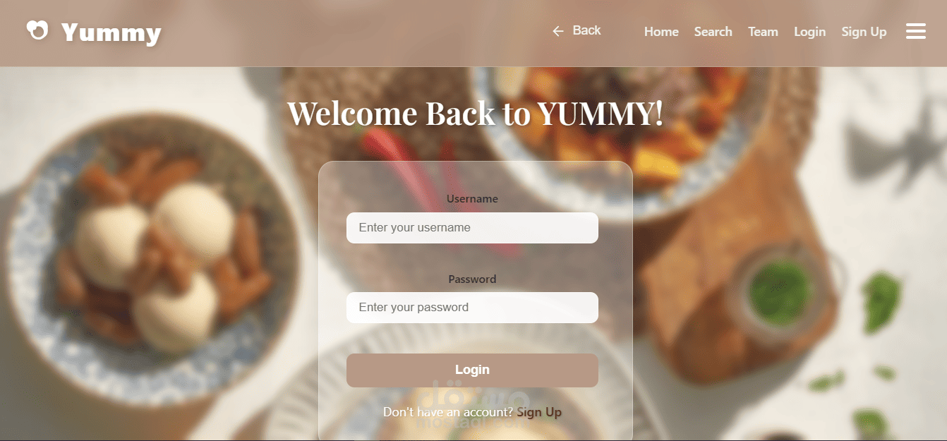 Recipes Website