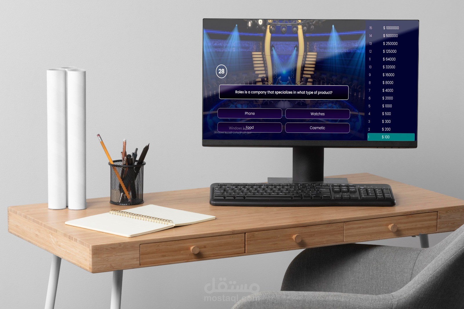 Milliner Quiz  App ReactJs
