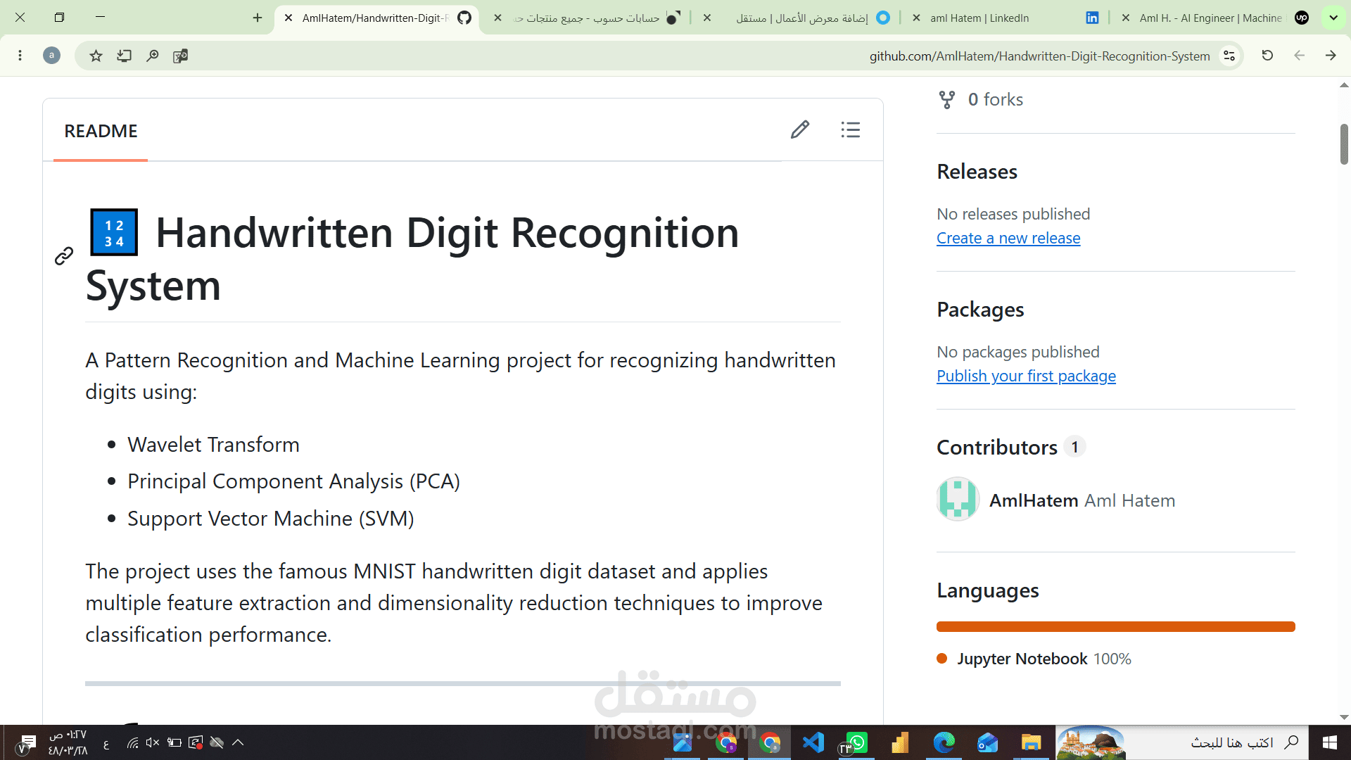 Handwritten Digit Recognition System