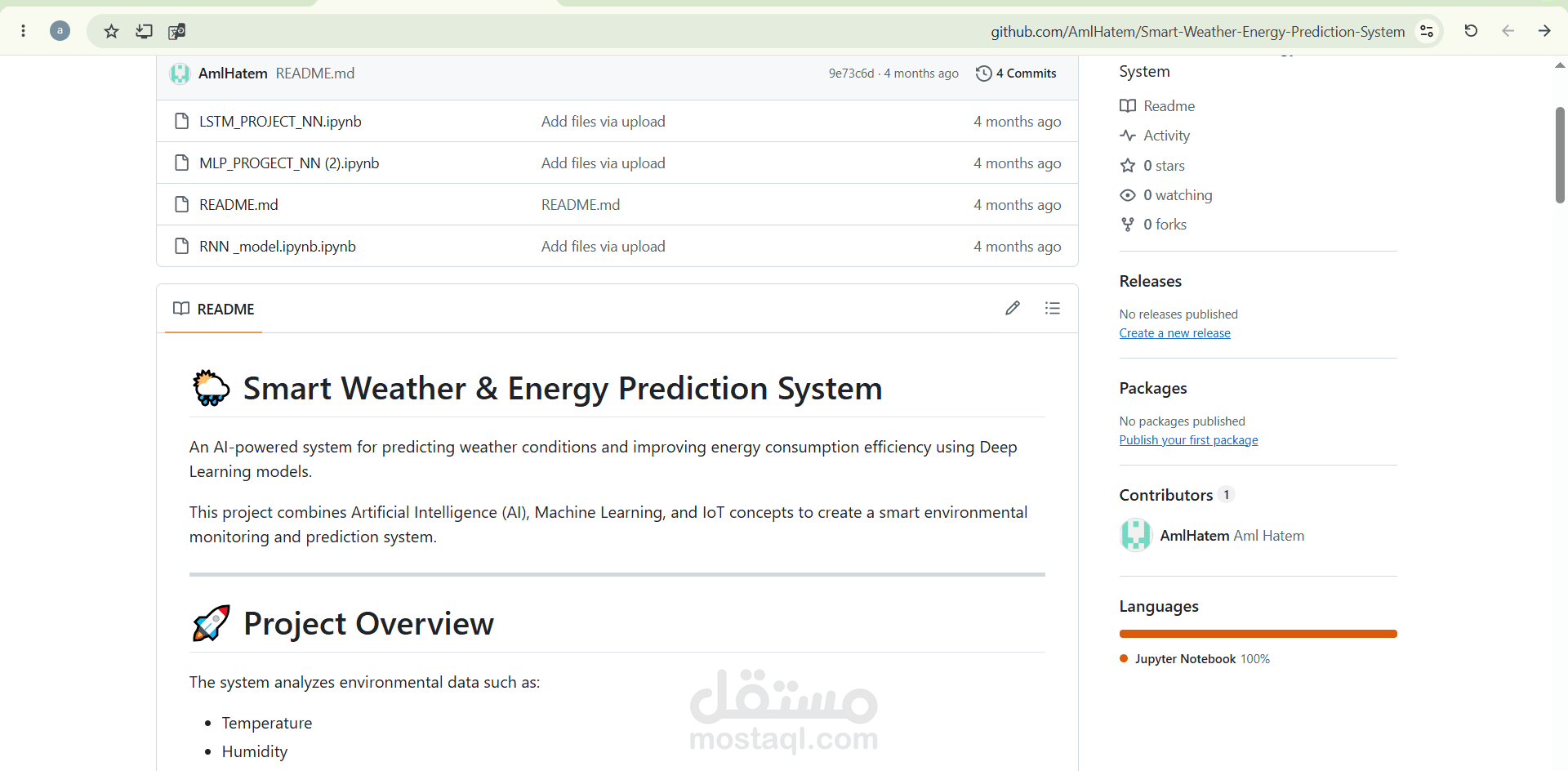 Smart Weather Energy Prediction System